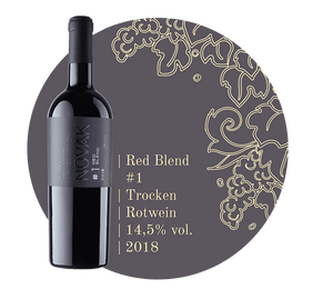 Red Blend #1 2018 Rotwein Cuvée von NOVAK Winery MOLDAWINE moldawischen Wein kaufen