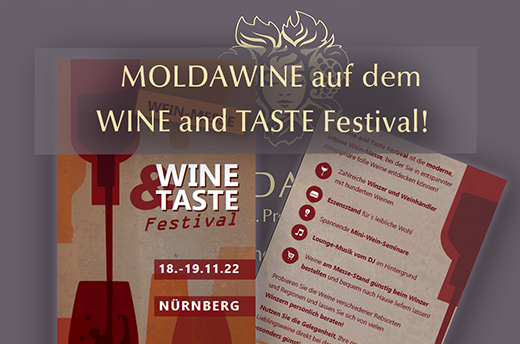 MOLDAWINE beim Wine & Taste-Festival 2022