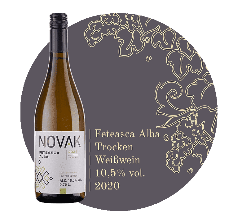Feteasca Alba 2020 - Weißwein von NOVAK | MOLDAWINE