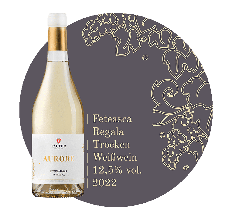 Aurore Feteasca Regala Fautor Weißwein Moldawien floral frisch Valul lui Traian