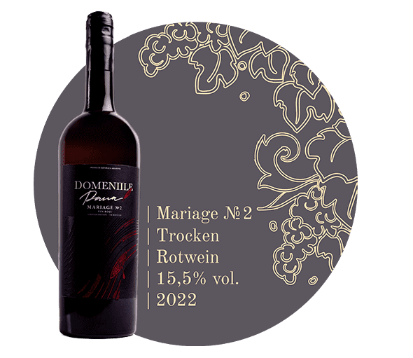 Mariage #2 2022 Rotwein von Domeniile Pana MOLDAWINE moldawischen Wein kaufen