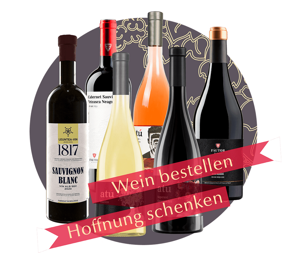 MOLDAWINE | Weine aus Moldawien kaufen; moldawische Weine online kaufen; moldawischer Wein; Weinpräsent; Wein geschenk; geschenkidee; Online bestellen; Spende; Gute Tat; Hoffnung; Hilfe