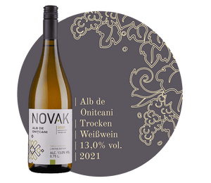 Alb de Onitcani 2021 - Weißwein von NOVAK Winery MOLDAWINE moldawischen Wein kaufen