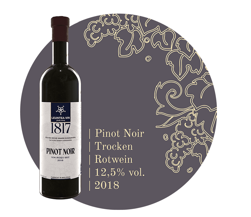 MOLDAWINE | Leuntea-Vin Pinot Noir ; Jetzt moldawische Weine kaufen - Entdecken Sie den Geschmack und das Lebensgefühl Moldawiens. Genießen Sie authentisch produzierte moldawische Weine aus autochthonen Rebsorten. Einfach bequem online bestellen und wir bringen die besten moldawischen Weine zu Ihnen nach Hause.  Wein aus Moldawien kaufen; moldawischer Wein; guter rotwein; rotwein einkaufen; roséwein; orange wine; wein geschenk; wein laden