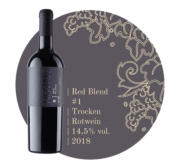 Red Blend #1 2018 Rotwein Cuvée von NOVAK Winery MOLDAWINE moldawischen Wein kaufen