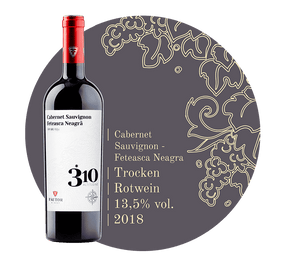 MOLDAWINE | Fautor 310; Cabernet Sauvignon-Feteasca Neagra; Jetzt premium Weine kaufen - Entdecken Sie den Geschmack und das Lebensgefühl Moldawiens. Genießen Sie authentisch produzierte moldawische Weine aus autochthonen Rebsorten. Einfach bequem online bestellen und wir bringen die besten moldawischen Weine zu Ihnen nach Hause. Wein aus Moldawien kaufen; moldawischer Wein; prämierte weine; guter rotwein; rotwein einkaufen; roséwein; orange wine; wein geschenk; 