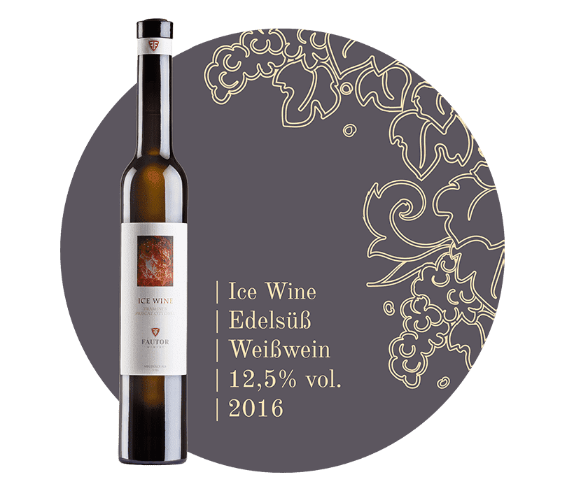 Ice Wine 2016 Fautor Eiswein Traminer Muscat Ottonel Moldawien