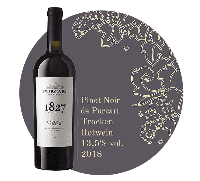 MOLDAWINE | Purcari - Pinot Noir de Purcari; Jetzt premium Weine kaufen - Entdecken Sie den Geschmack und das Lebensgefühl Moldawiens. Genießen Sie authentisch produzierte moldawische Weine aus autochthonen Rebsorten. Einfach bequem online bestellen und wir bringen die besten moldawischen Weine zu Ihnen nach Hause. Wein aus Moldawien kaufen; moldawischer Wein; prämierte weine; guter rotwein; rotwein einkaufen; roséwein; orange wine; wein geschenk; 